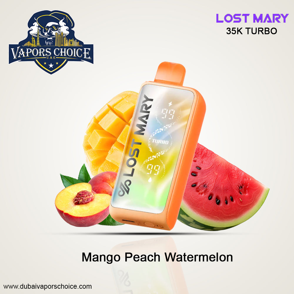 LOST MARY 35K Puffs Disposable Vape MT35000 TURBO 50mg Mango Peach Watermelon UAE Abu Dhabi & Dubai